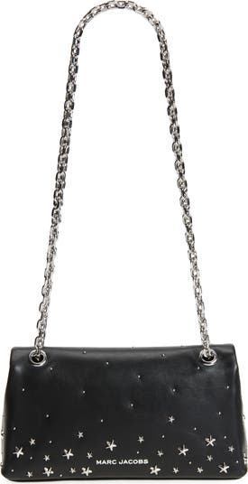 Marc Jacobs Dual Chain Studded Leather Wallet on a Chain