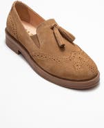 Forever & Always Shoes Alex Leather Tassel Loafers