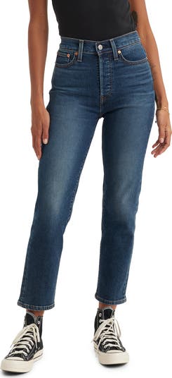 Wedgie High Waist Straight Leg Jeans