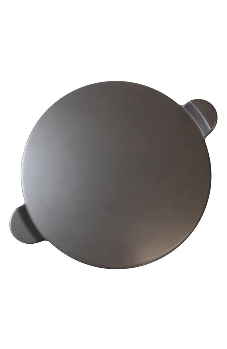 Old Stone Glazed Cordierite Pizza Stone With Handles, 13-Inch, Main, color, Grey