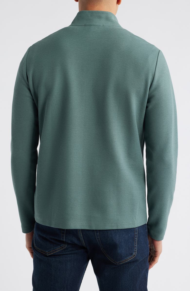 Robert Barakett Karuna Half Zip Pullover, Alternate, color, Balsam Green
