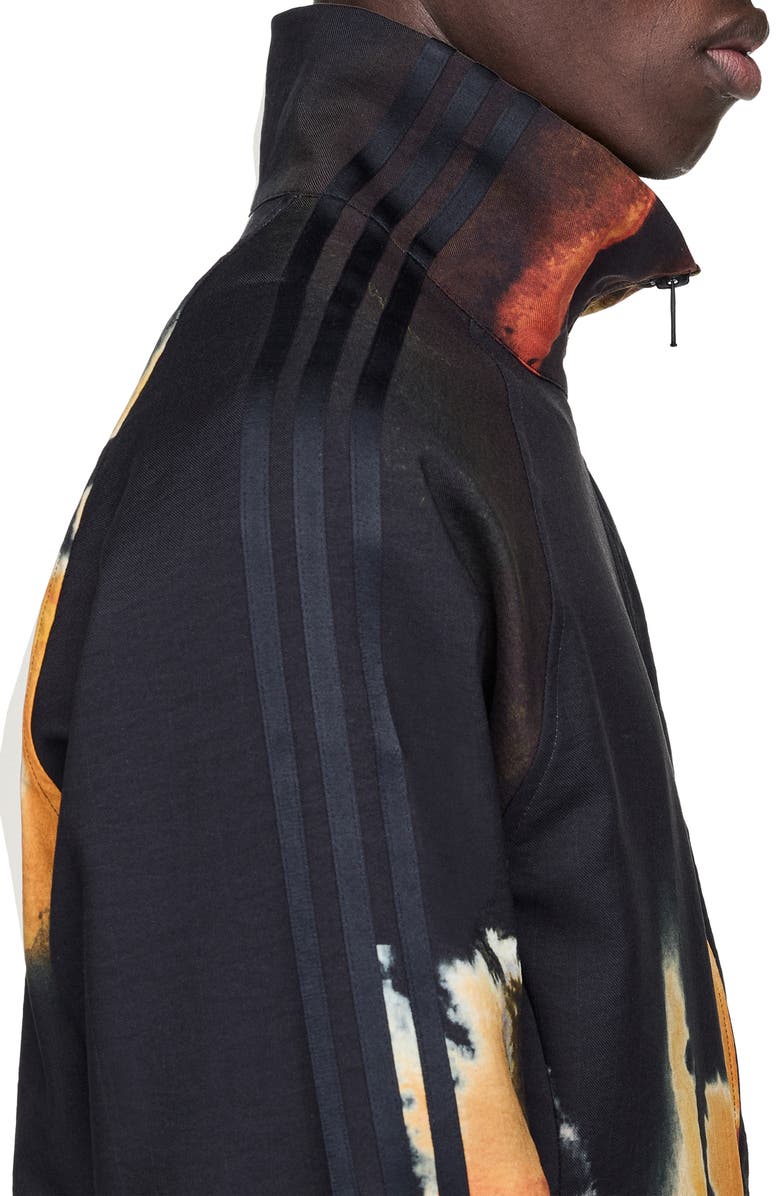 Y-3 Allover Print 3-Stripes Track Jacket, Alternate, color, Black/ Multicolor