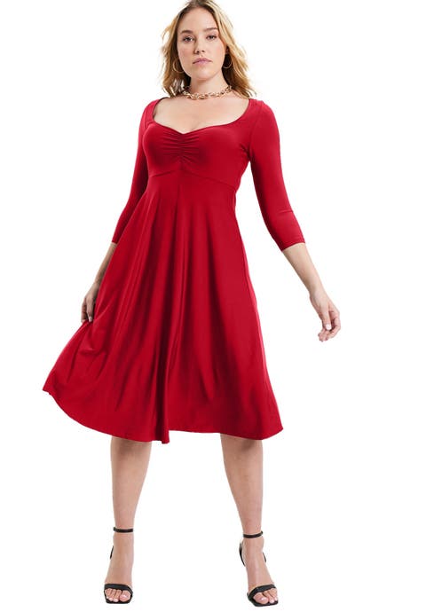 Sweetheart Swing Dress