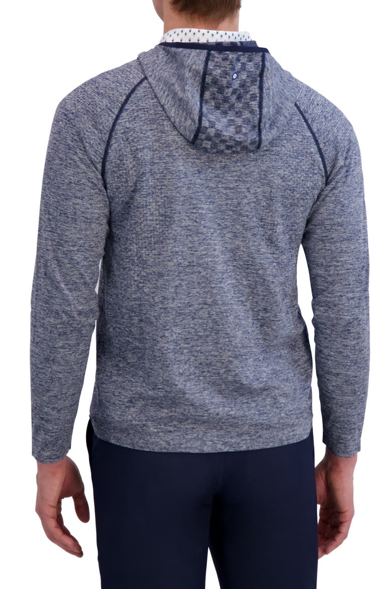 Seamless Knit Golf Pullover Hoodie, Alternate, color, NAVY