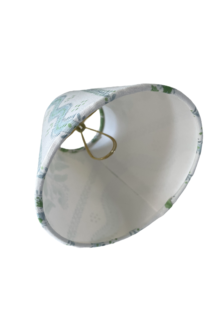 Blue Floral Sconce Shade in Pearl's Bouquet, Alternate, color, Blue