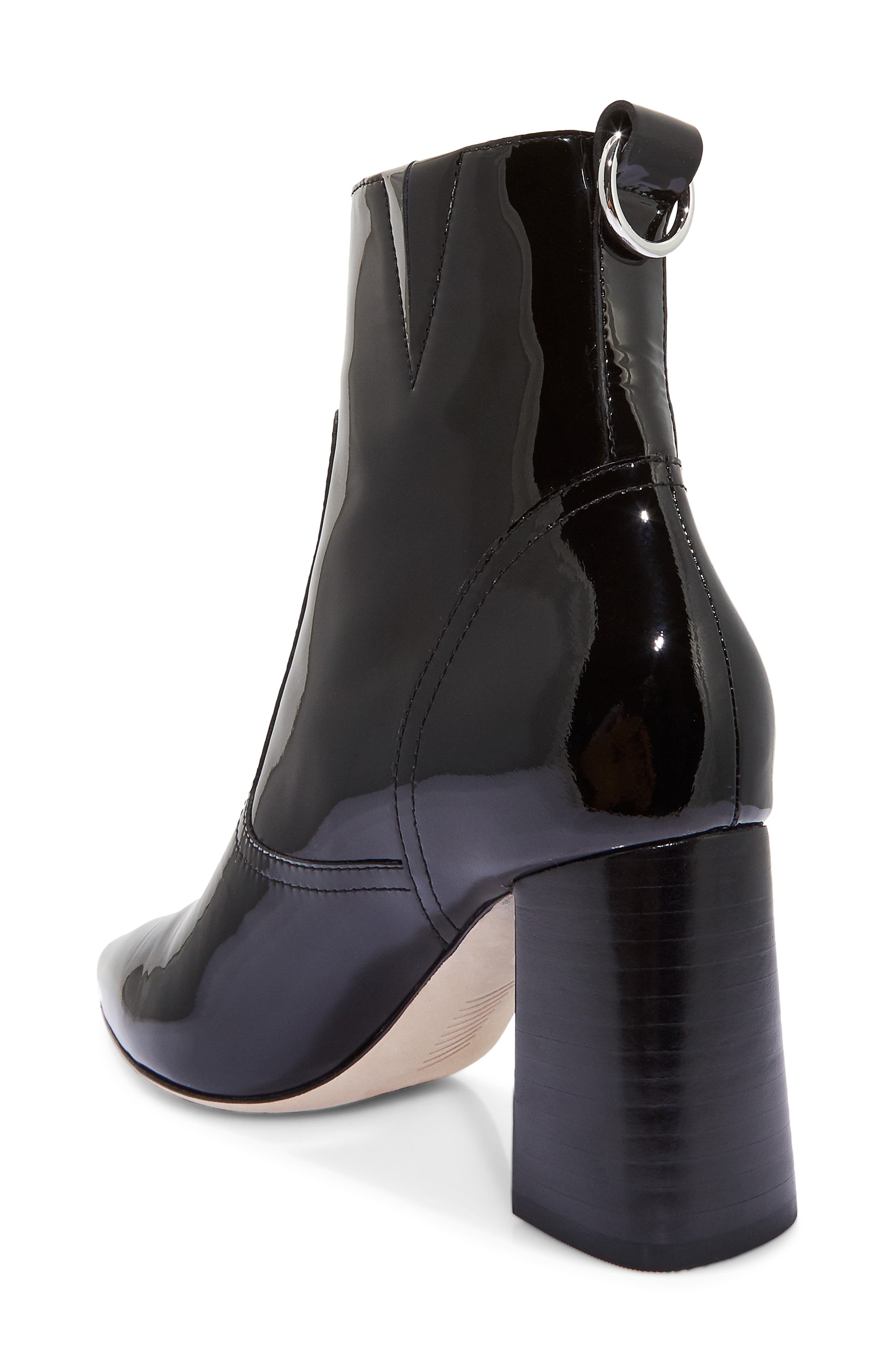 Callan Block Heel Bootie, Alternate, color, BLACK PATENT