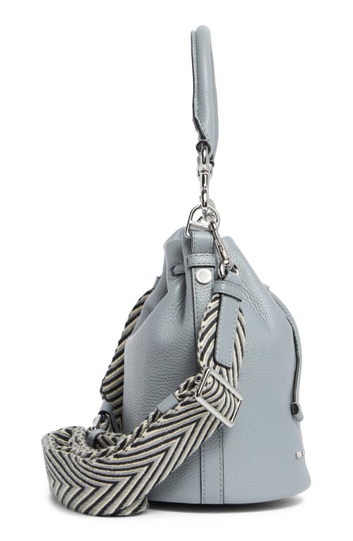 Marc Jacobs Leather Bucket Bag In Rock Grey