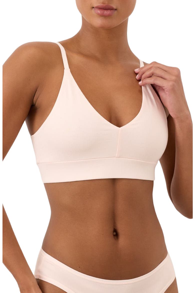 Everyday Classic T-Shirt Bra Made With Organic Cotton, Main, color, Soft Pink
