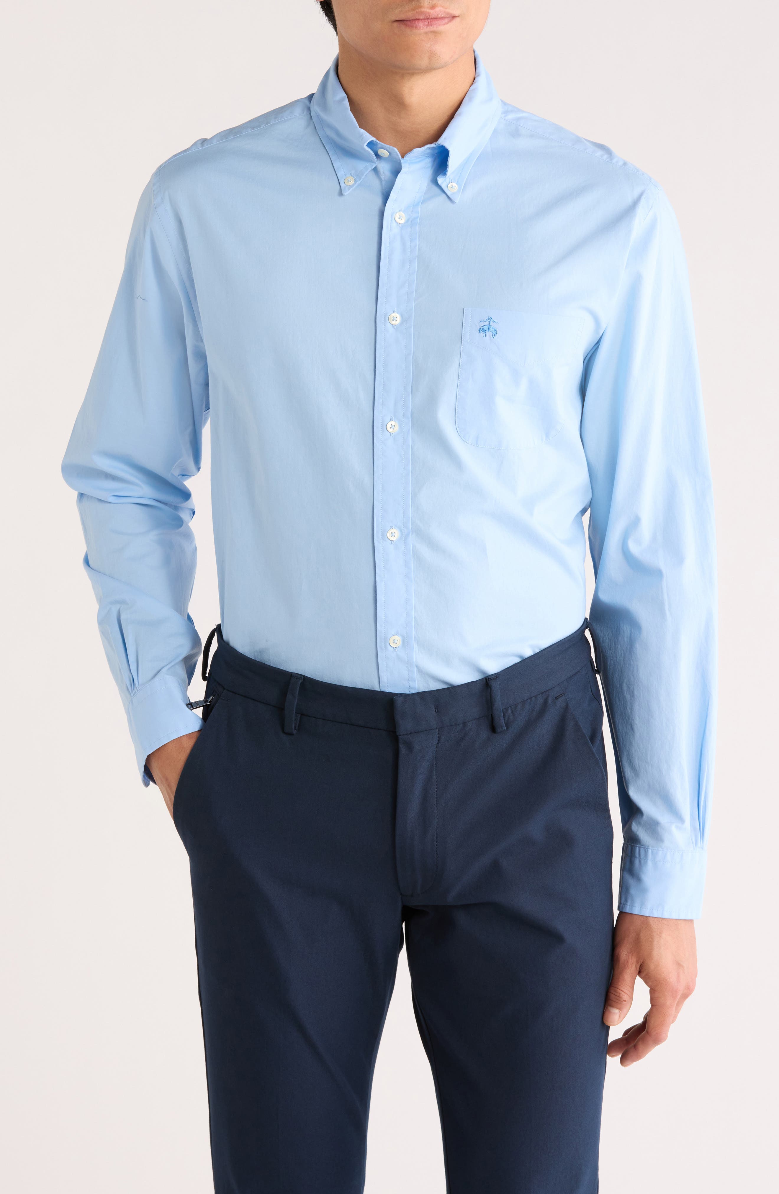 Brooks Brothers Solid Long Sleeve Shirt
