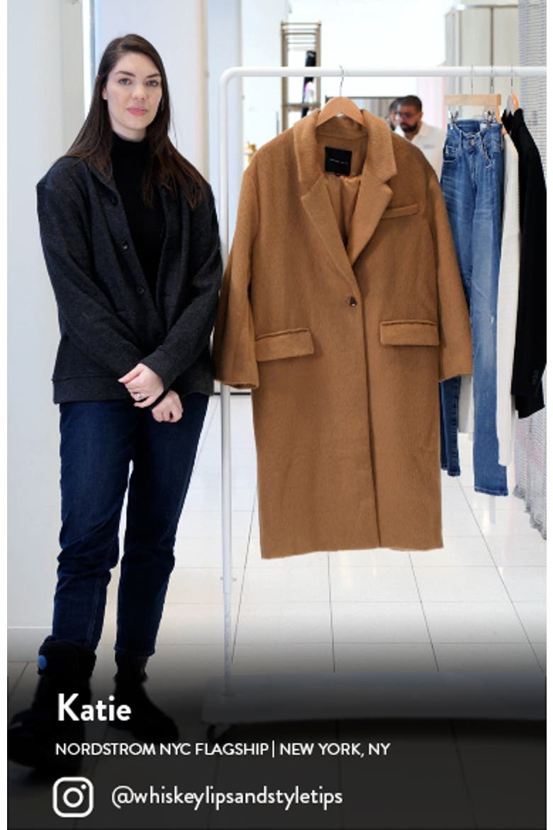 Oversize Brushed Coat video