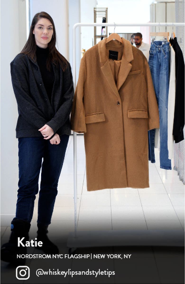 Oversize Brushed Coat, sales video thumbnail