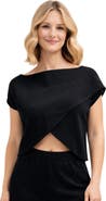 Accouchée Mini Knit Crossover Sleeveless Maternity/Nursing Top