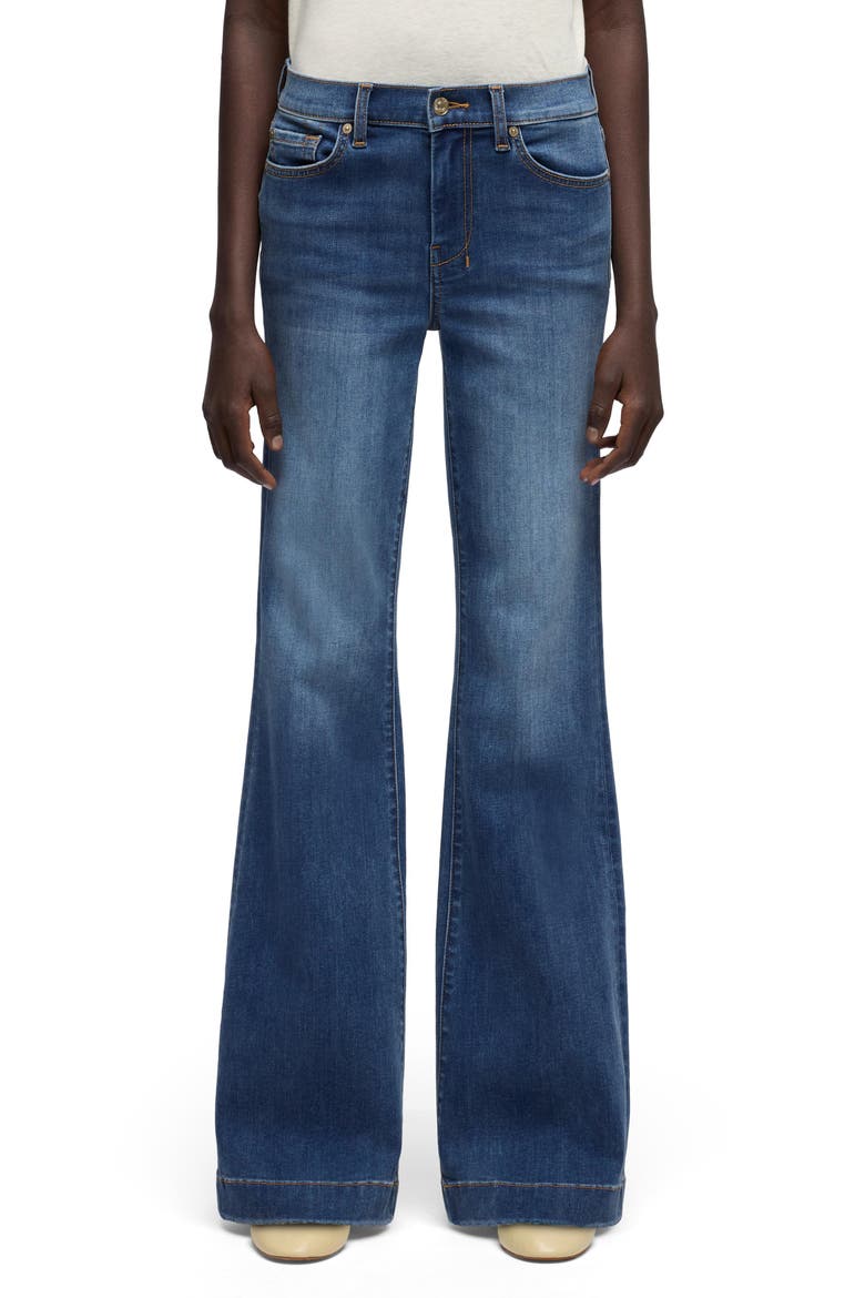 Dojo Flare Jeans, Main, color, GALE
