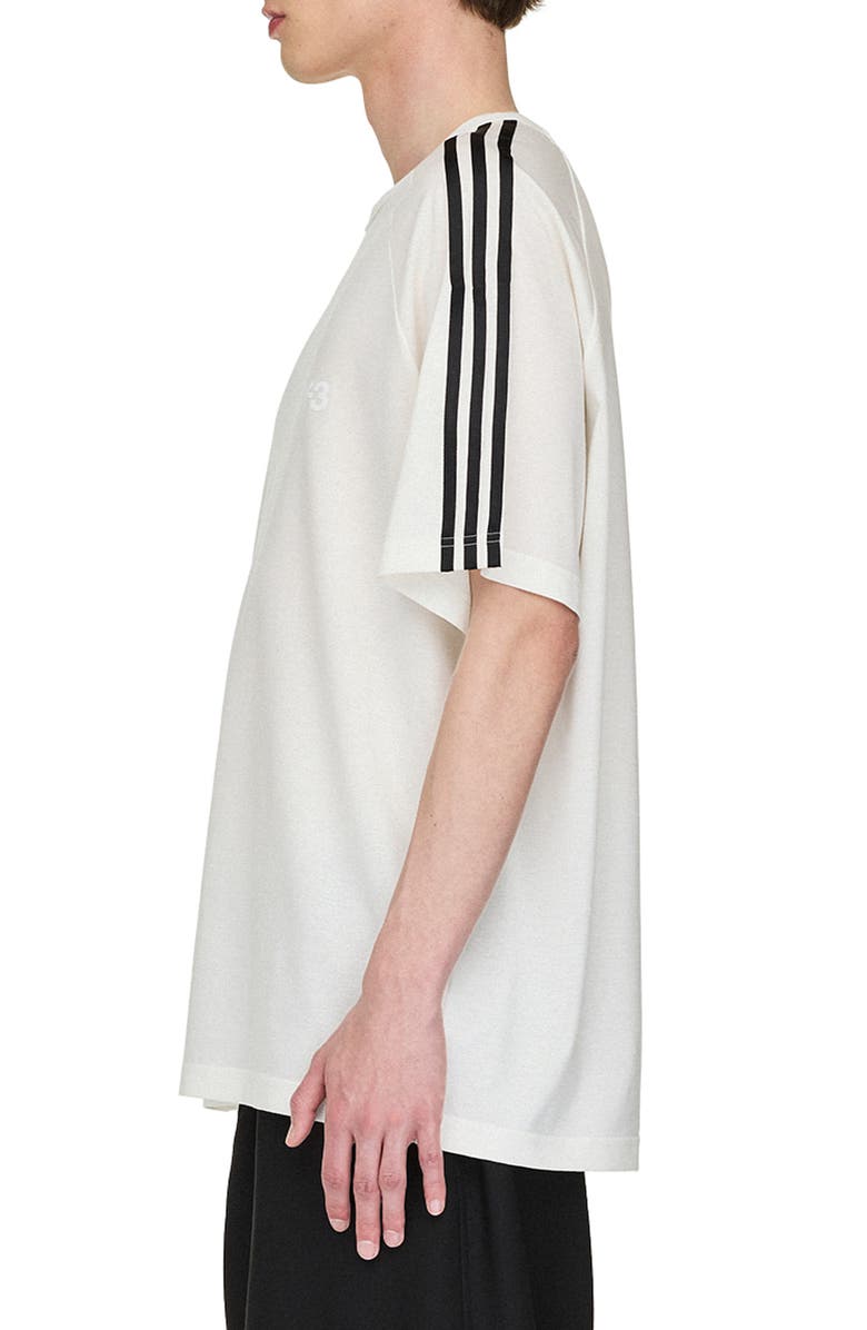 Y-3 3-Stripes T-Shirt, Alternate, color, White
