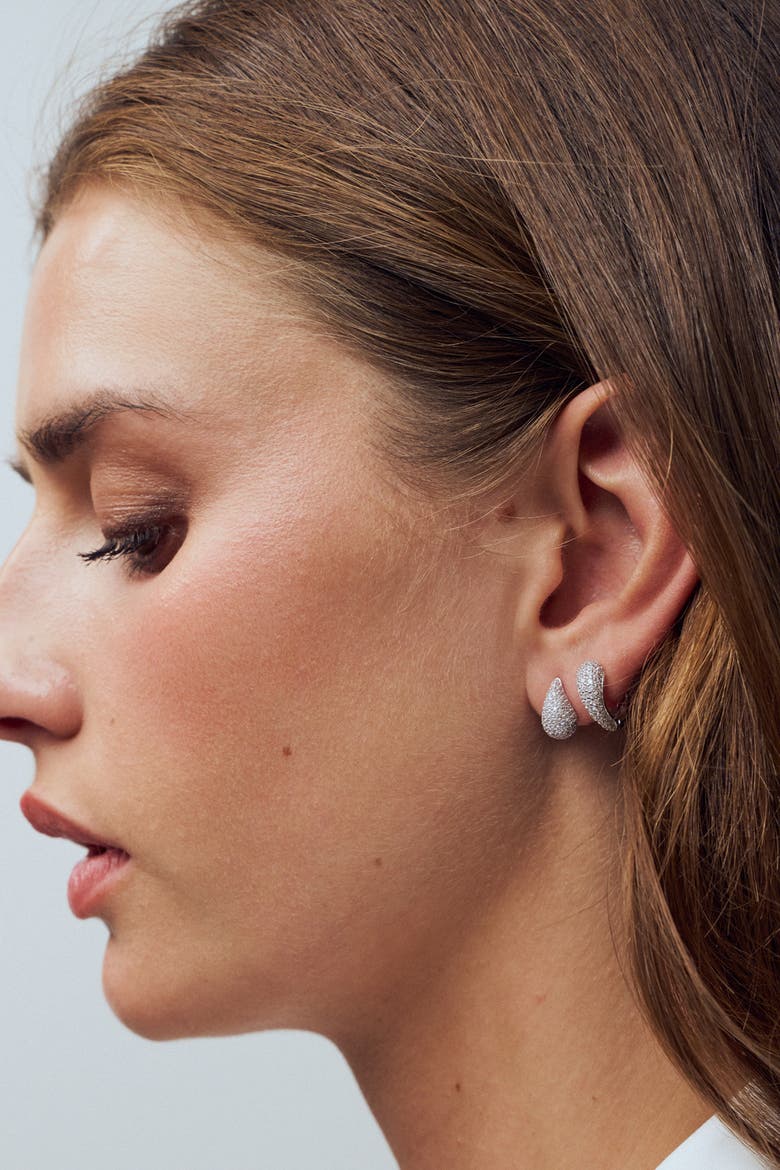 Earrings Goccia Calare Piccolo, Alternate, color, 925 Sterling Silver