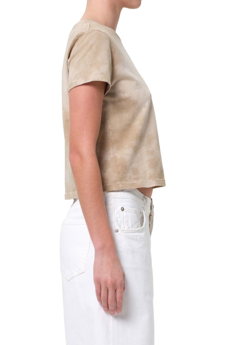 Adine Shrunken Organic Cotton T-Shirt, Alternate, color, PLUME