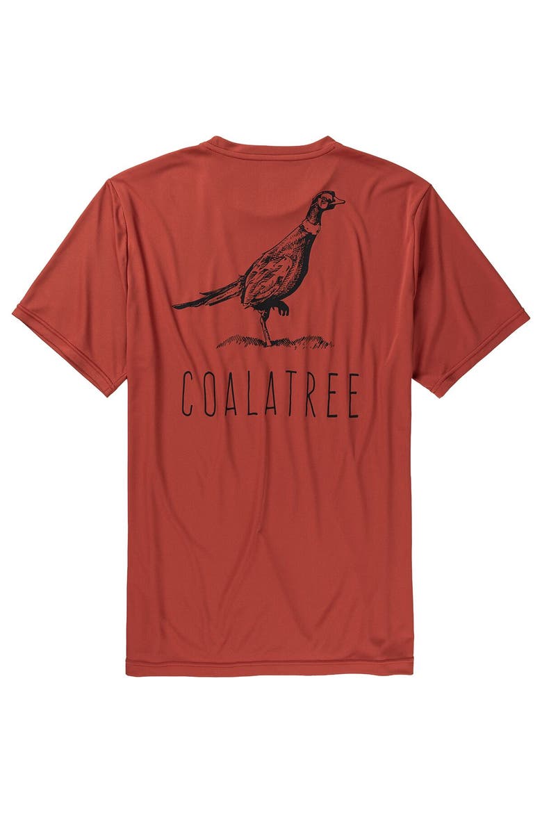 Unisex Quick Dry Short-Sleeve T-Shirt, Alternate, color, Pheasant Brick