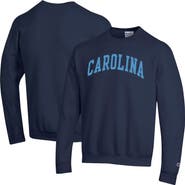 Champion Men's Champion  Navy North Carolina Tar Heels Basic Arch Fleece Pullover Sweatshirt