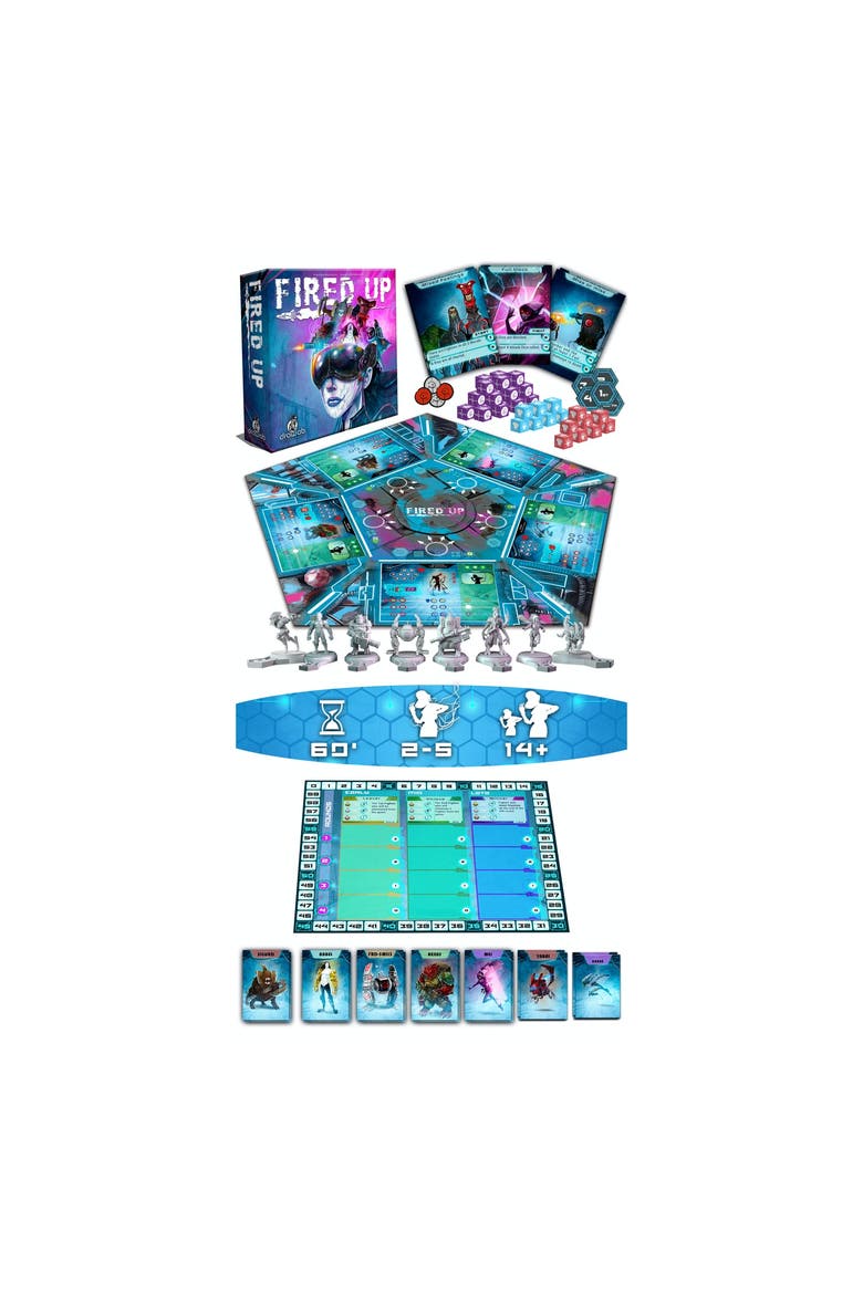 Fired Up Board Game, Alternate, color, Multicolored