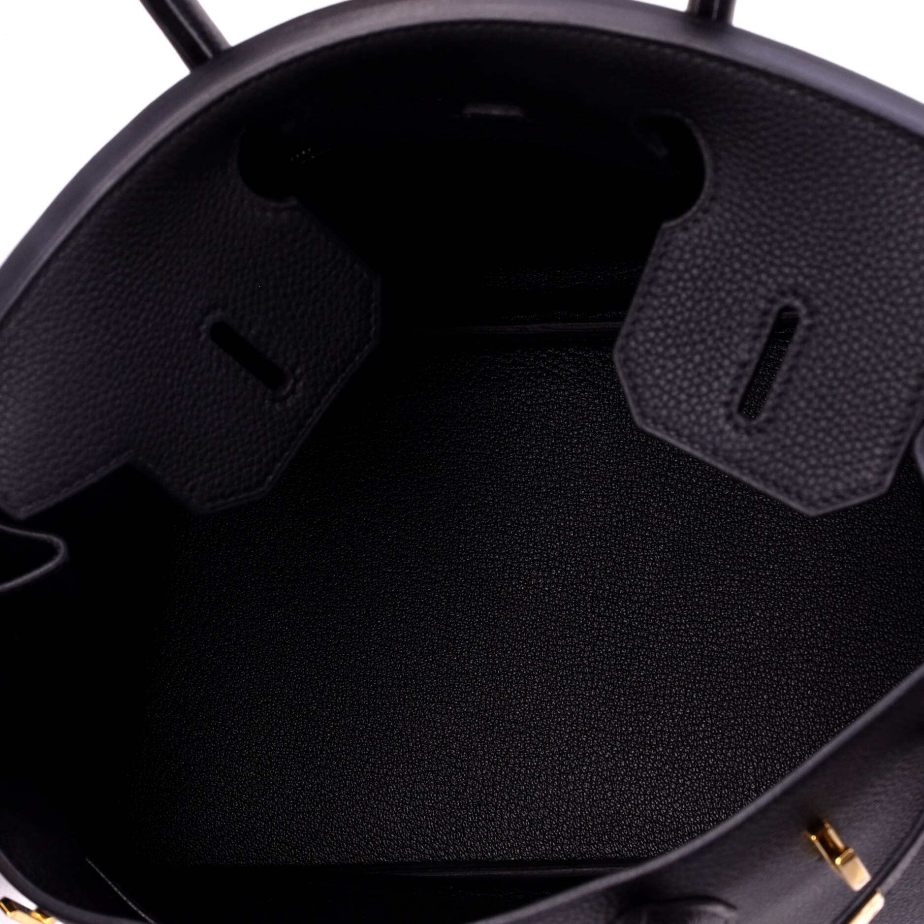 Pre-Owned Hermes Birkin Handbag Black Togo with Gold Hardware 30, Alternate, color, Noir