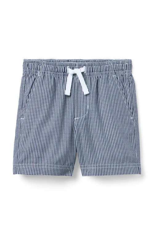 Janie And Jack The Adventure Gingham Short In Blue