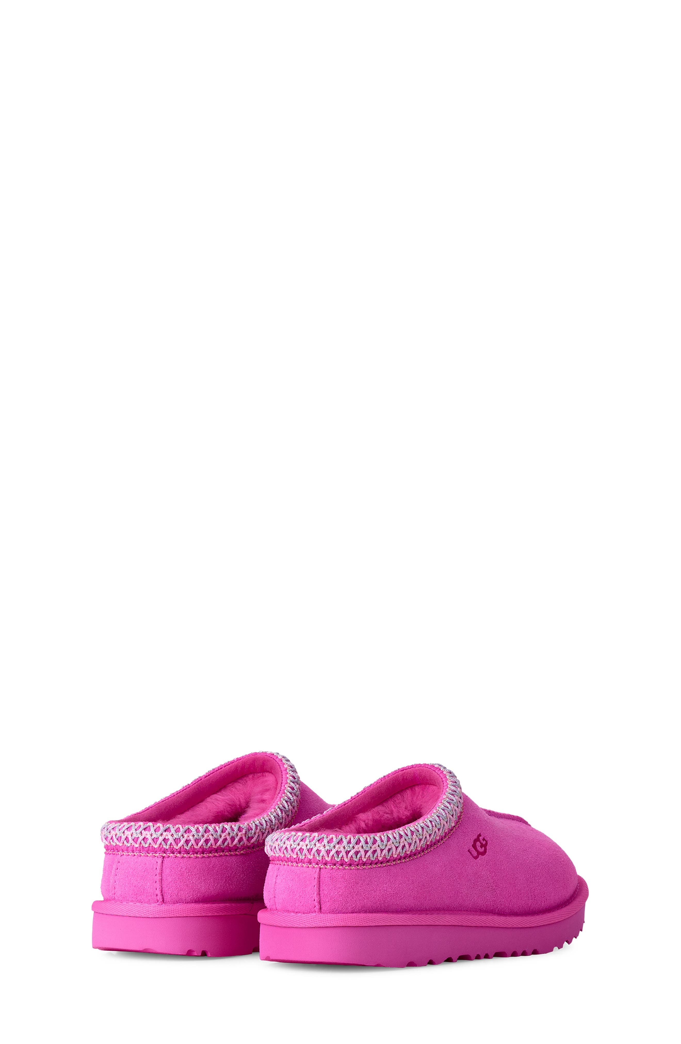 Kids' Tasman II Embroidered Slipper, Alternate, color, BRIGHT FUCHSIA