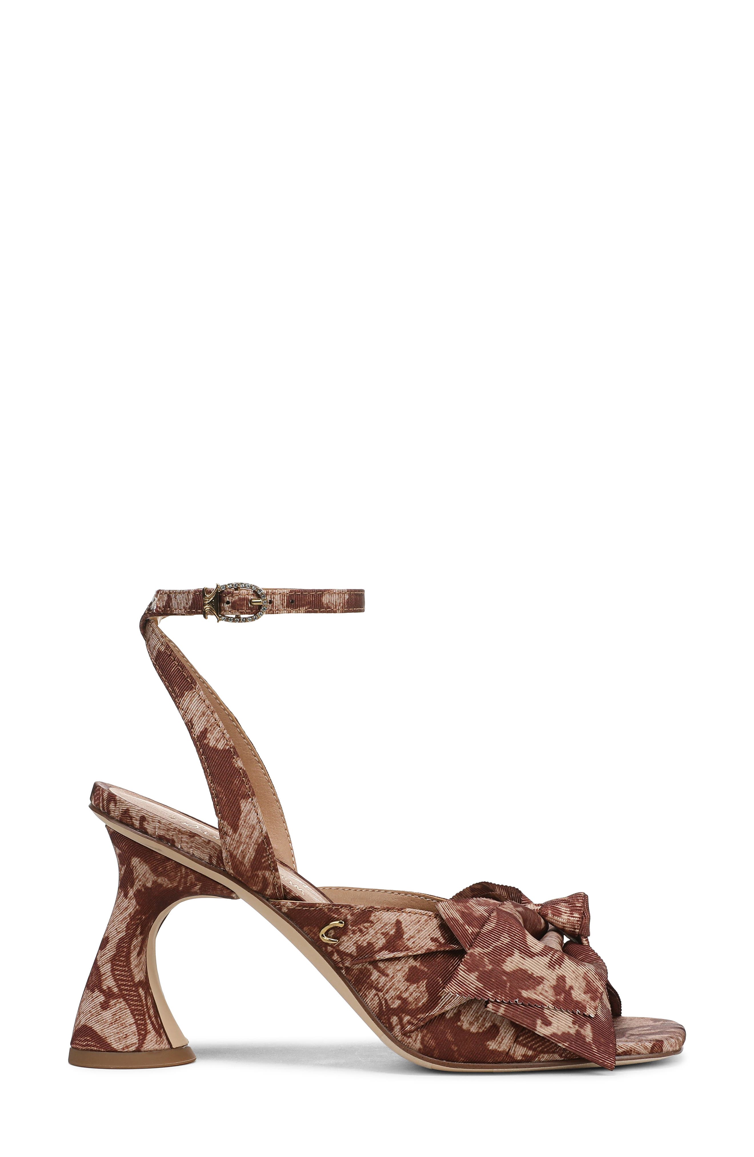 Circus NY by Sam Edelman Wilma Ankle Strap Sandal, Alternate, color, Rich Cognac Multi
