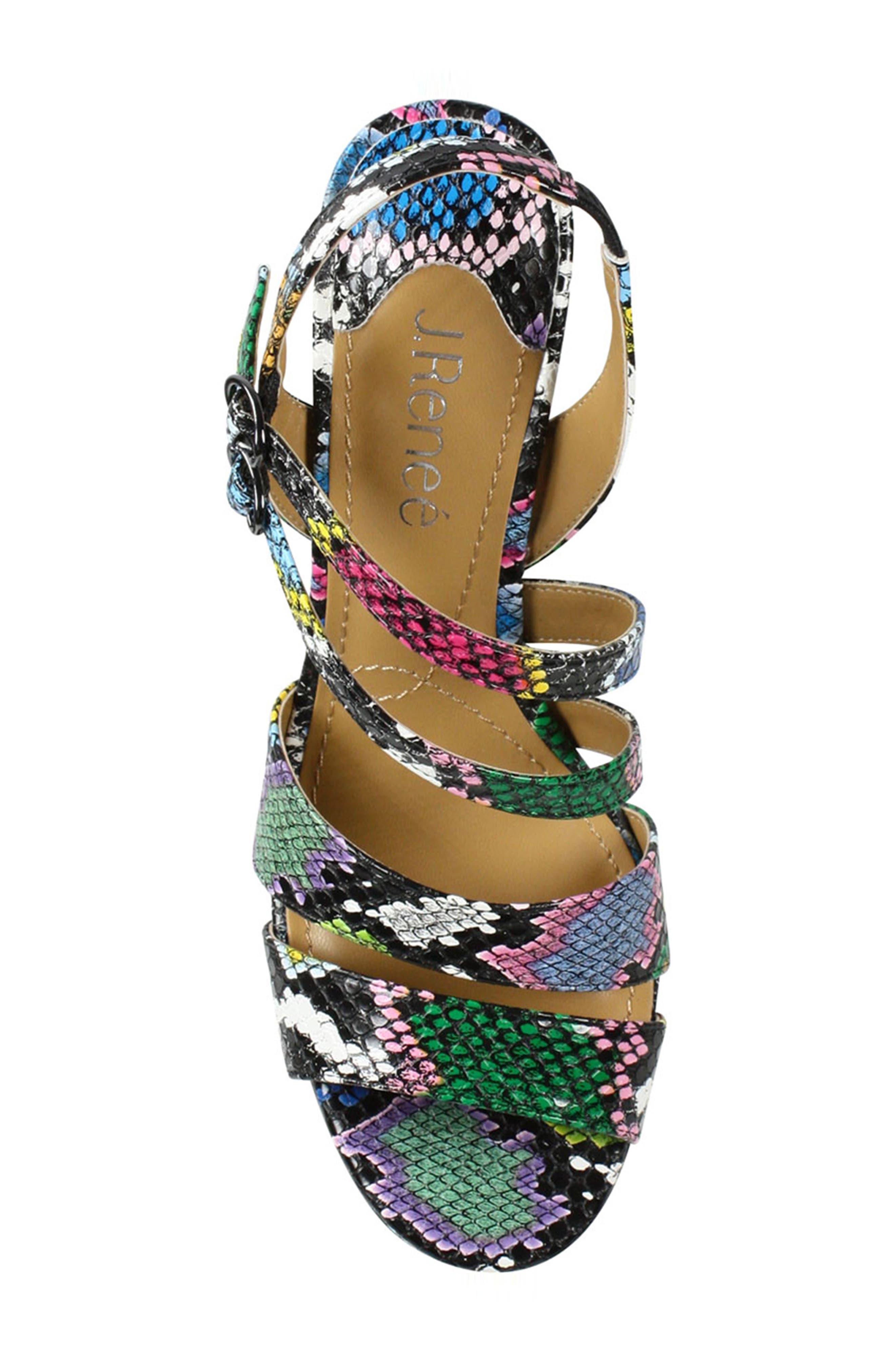 Uliana Sandal, Alternate, color, SNAKE PRINT FAUX LEATHER