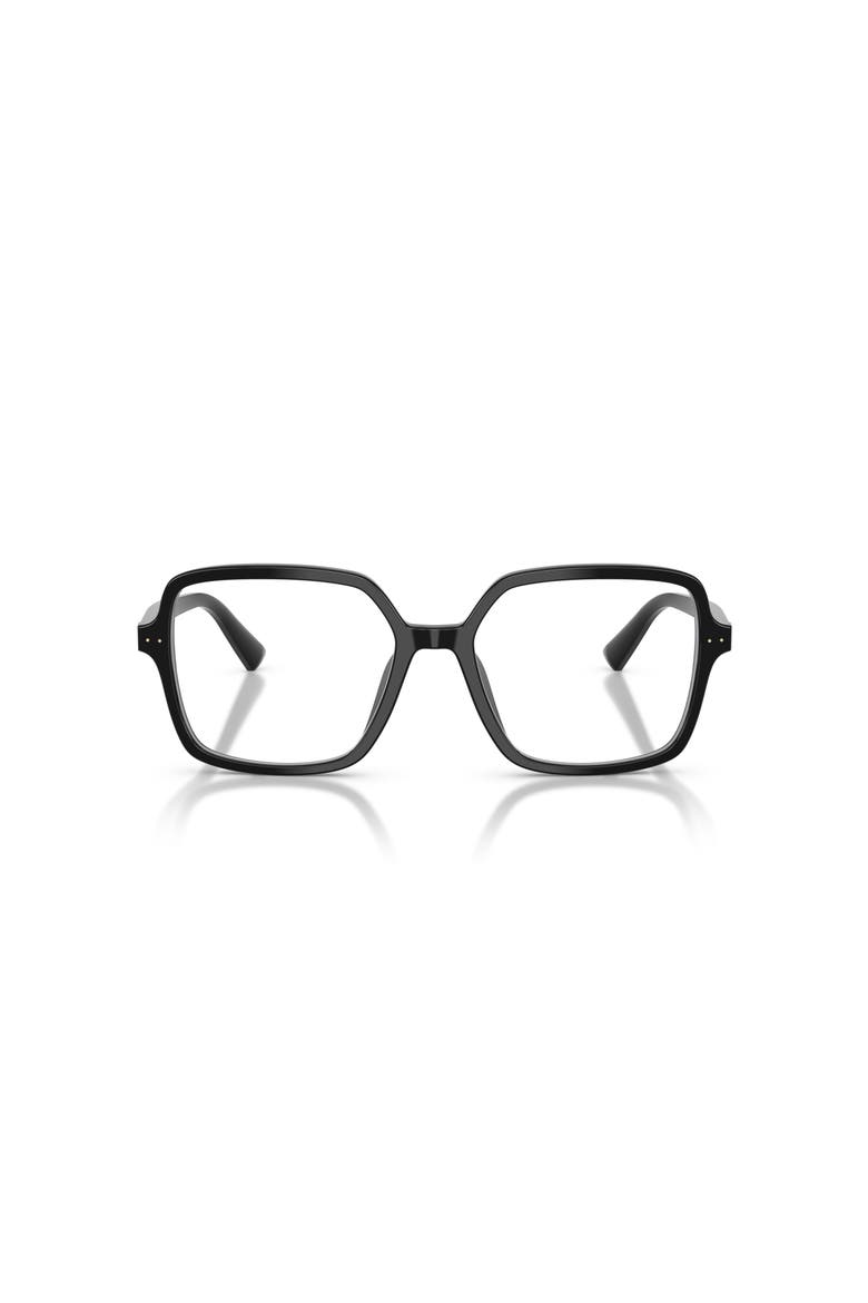 53mm Square optical glasses, Alternate, color, Black