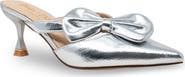 CHASE AND CHLOE Idra Bow Kitten Heel Pump