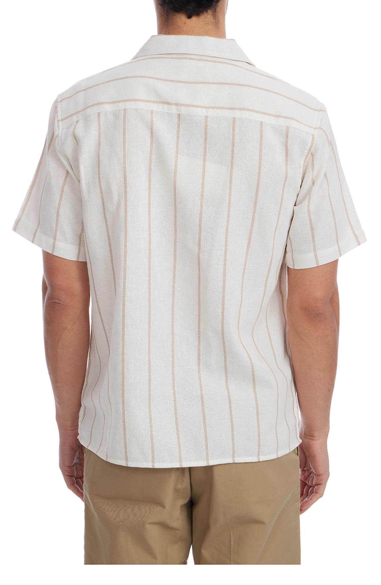 Vertical Stripe Camp Shirt - image 2