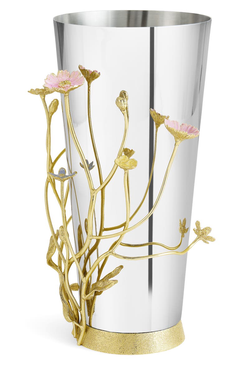 Wildflowers Large Vase, Alternate, color, SILVER MULTI