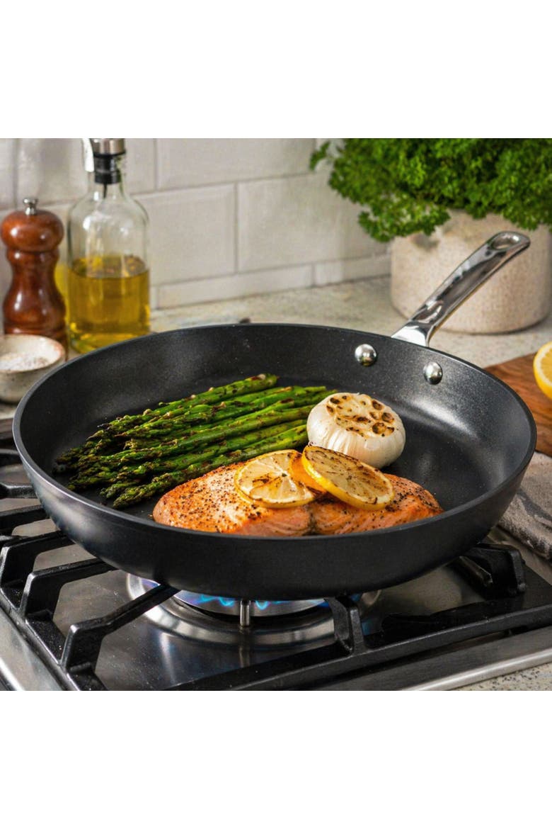 Maestro 2-Piece Ceramic Nonstick Frying Pan Set, Alternate, color, Black