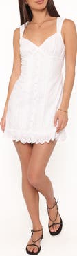 Petal & Pup Cherish Eyelet Cotton Minidress