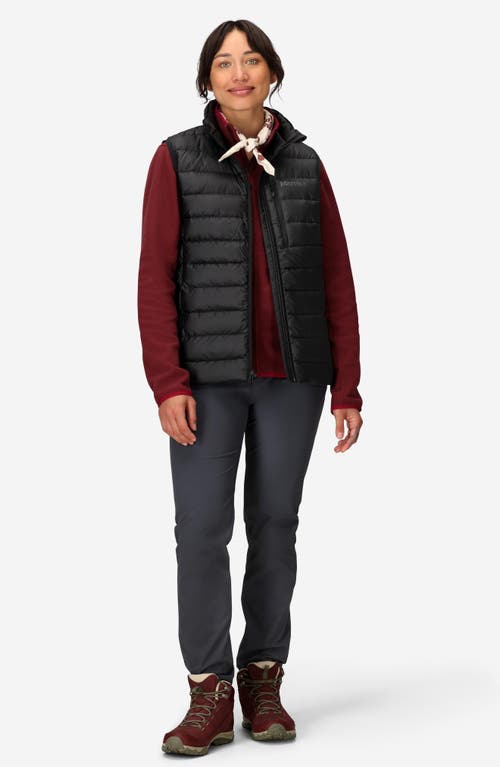 Marmot Highlander 700 Fill Power Down Vest In Black