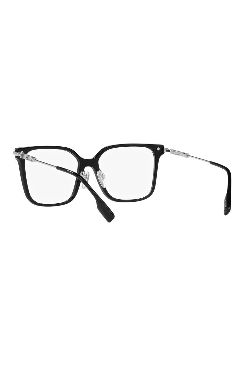 Elizabeth 54mm Square Optical Glasses, Alternate, color, BLACK