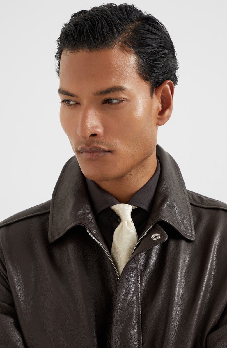 Brunello Cucinelli Necktie with jacquard pattern, Alternate, color, 