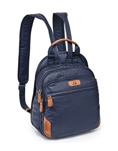 Turtle Cove Canvas Tablet Backpack