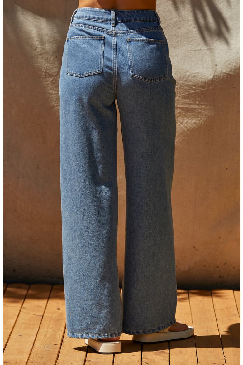 Wide Leg Denim Pants, Alternate, color, Denim Blue