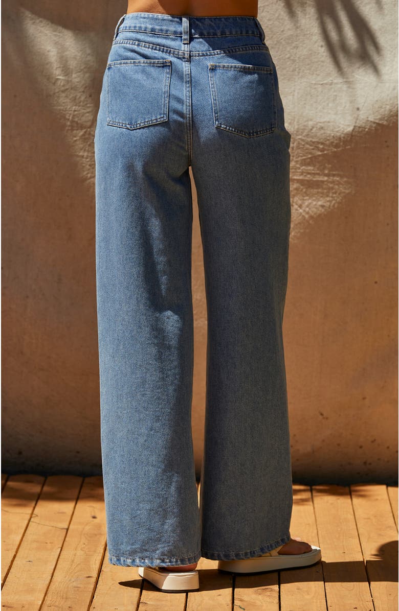 CRESCENT Wide Leg Denim Pants, Alternate, color, Denim Blue