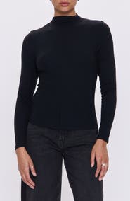 Pistola Dara Mock Neck Rib Top