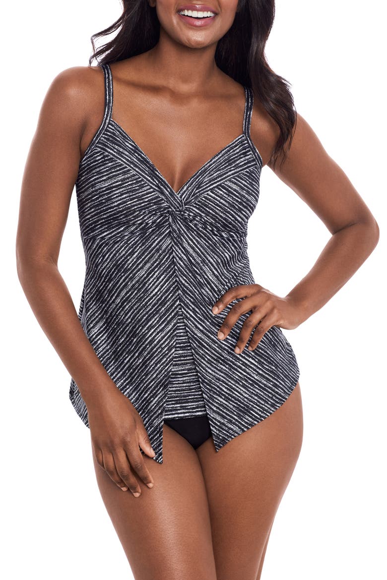 Selenite Love Knot Underwire Tankini, Main, color, BLW