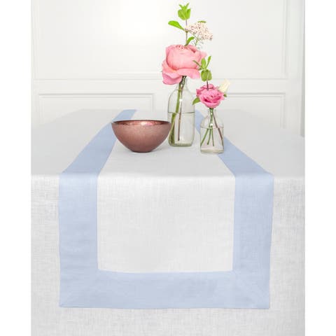 Linen Table Runner for Dining Table, Holiday and Everyday Table Decor - Contempo
