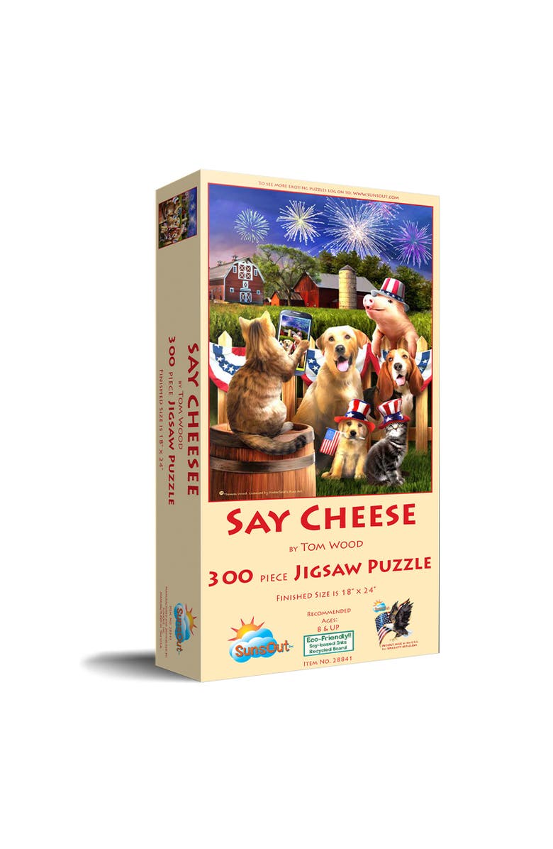 Sunsout Say Cheese 300 piece Jigsaw Puzzle for Adults, Main, color, Multicolor