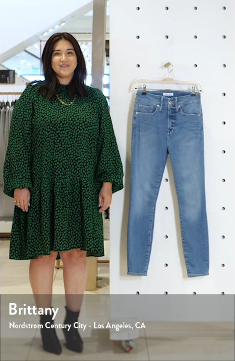 Good Legs Notched High Waist Ankle Skinny Jeans, sales video thumbnail