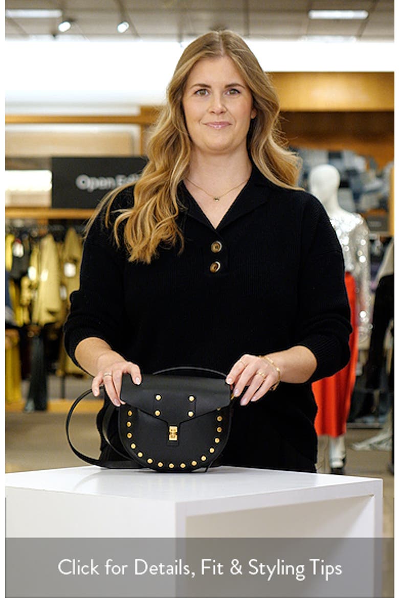 Mini Miro Leather Saddle Bag video