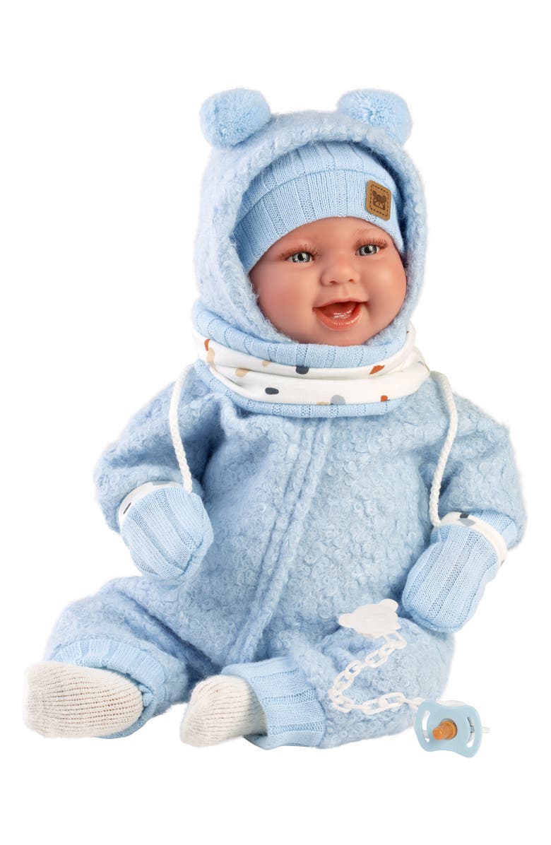 Llorens Theo 17.3-Inch Laughing Baby Doll, Alternate, color, Multi