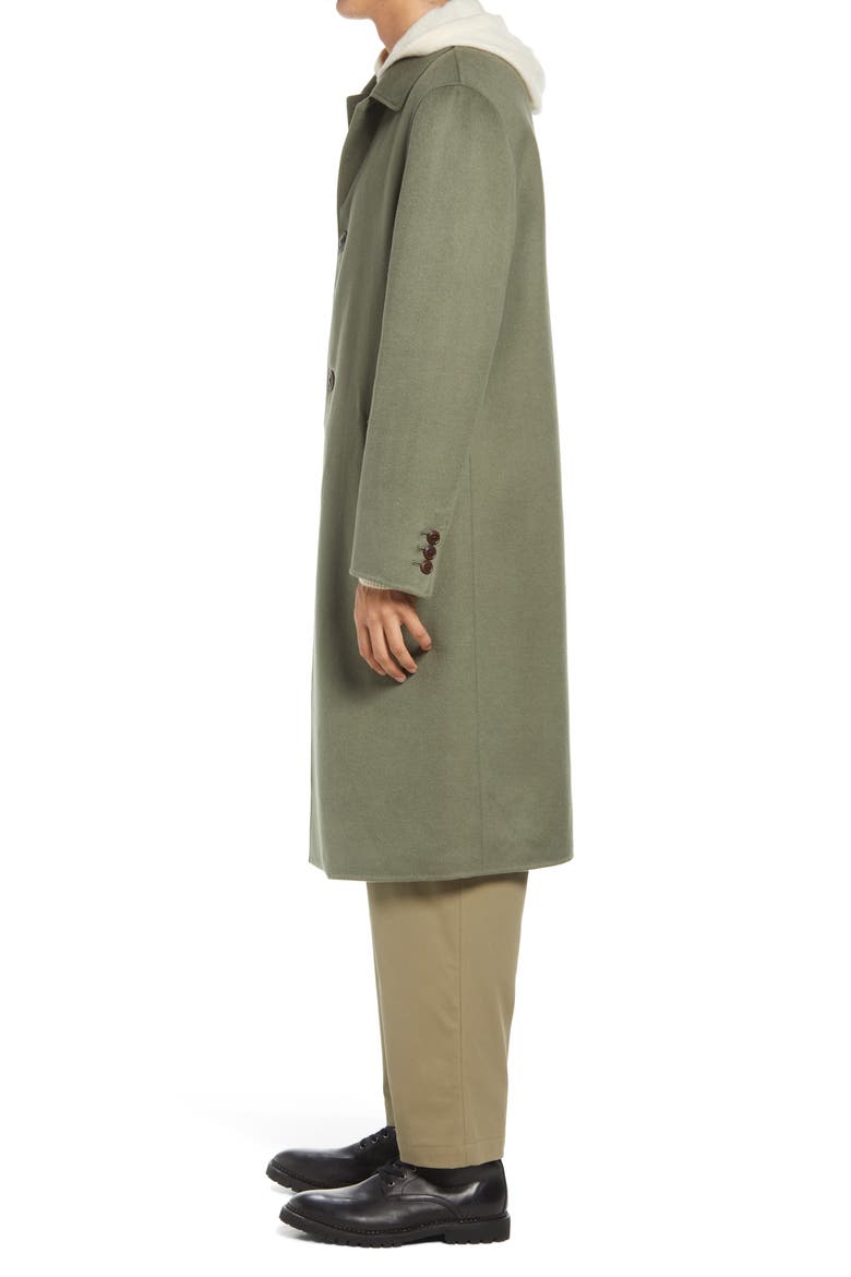 Powpow Wool Blend Car Coat, Alternate, color, PALE GREEN