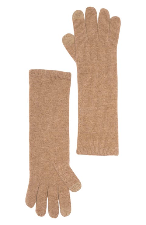 Screen Knit Cashmere Gloves