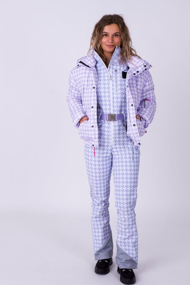 Chic Ski Suit - Houndstooth, Alternate, color, multi-colour
